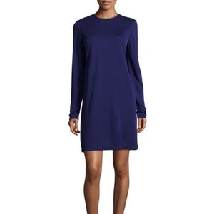 Aubergine Keyhole Cut Out Back Mini Dress